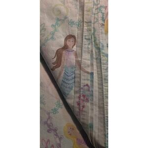 Pottery Barn Kids Queen Bailey Mermaid‎ Flat Cotton Sheet